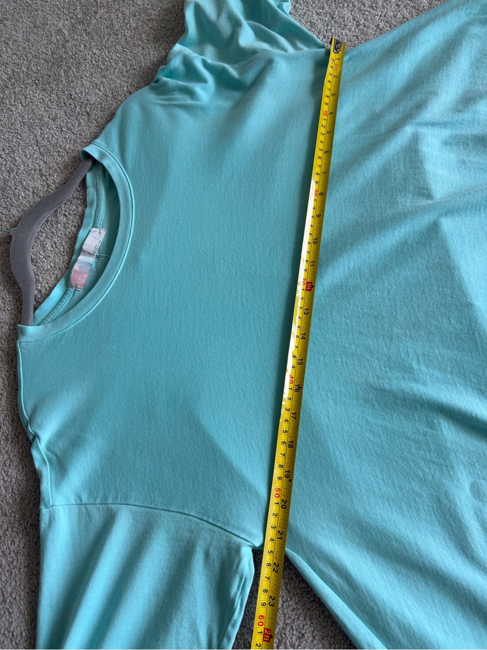 Free People FP Beach Kahana Tunic Dress XS Aqua Oversized Tee - Picture 7 of 8